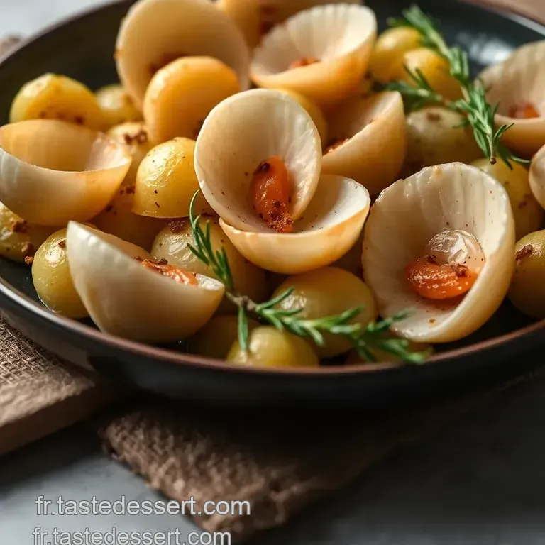 Coquilles Saint-Jacques Aux Poireaux &Eacute;pic&eacute;s presentation