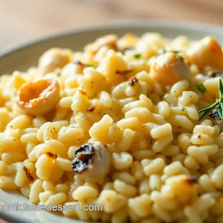 Coquillettes Risotto Style au Jambon & Gruy&egrave;re
