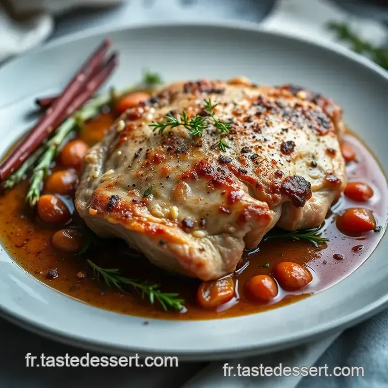 C&ocirc;te D agneau &Agrave; La Proven&ccedil;ale presentation