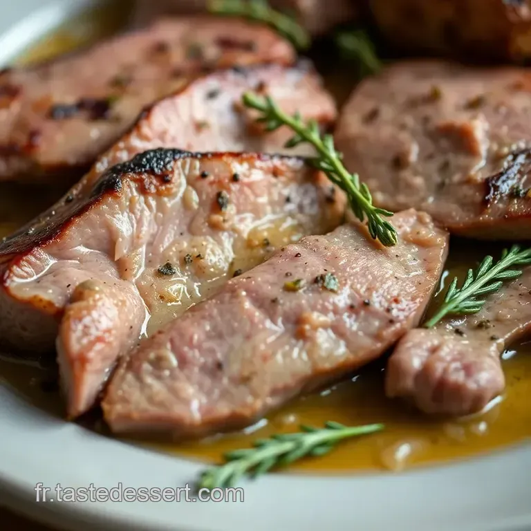 C&ocirc;te De Veau R&ocirc;tie Aux Herbes De Provence presentation