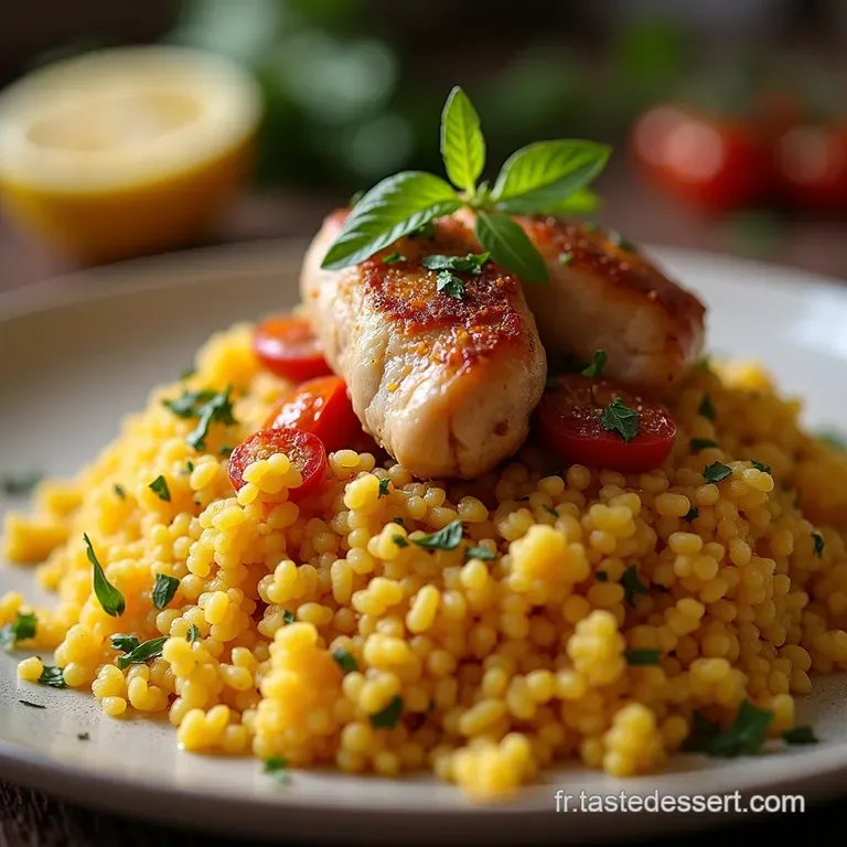 Le Festin du Maghreb Couscous Royal aux Trois Viandes Agneau Poulet Merguez