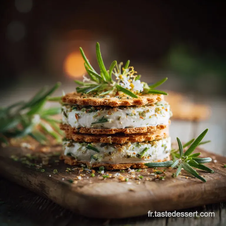 Crackers Gros Sel Et Romarin La Recette Proven&ccedil;ale Ultracroustillante presentation