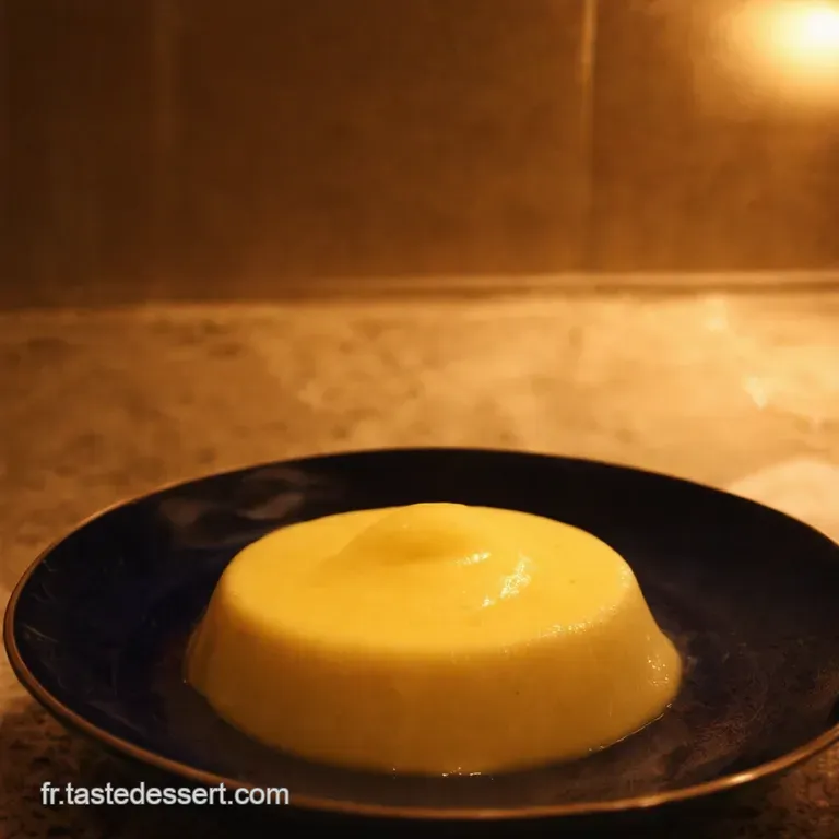 Cr&egrave;me Anglaise V&eacute;g&eacute;tale Aux Perles De Sucre presentation