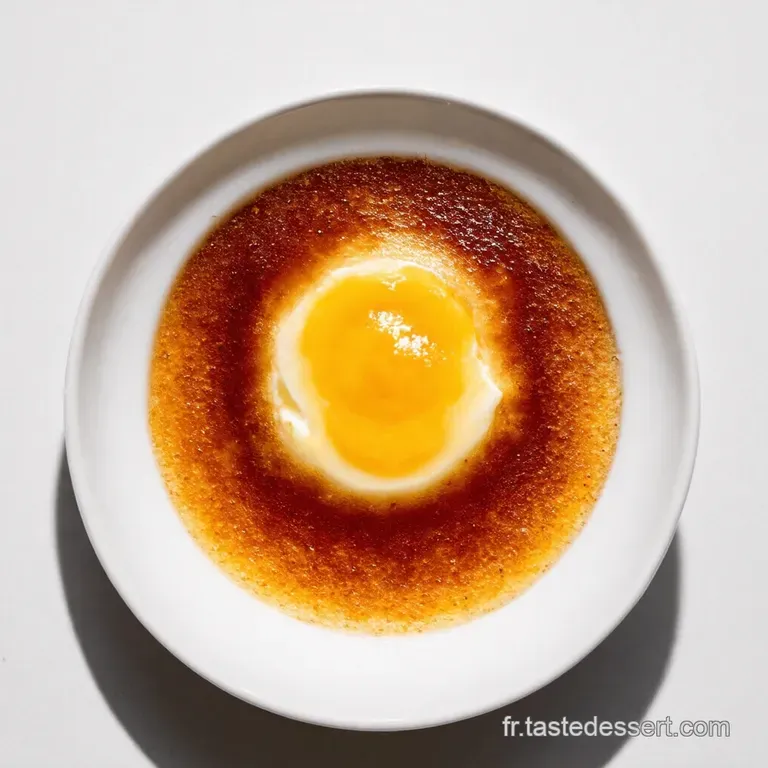 Cr&egrave;me Br&ucirc;l&eacute;e V&eacute;g&eacute;tale Divine Couronn&eacute;e de Perles de Sucre &Eacute;clatantes