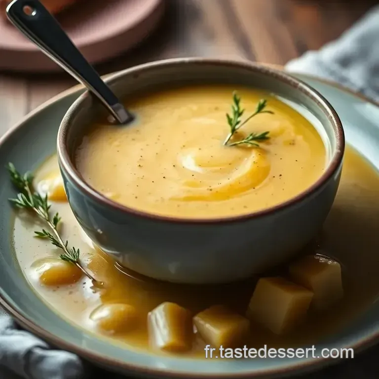 Cr&egrave;me Onctueuse De Potiron Aux &Eacute;pices Douces presentation