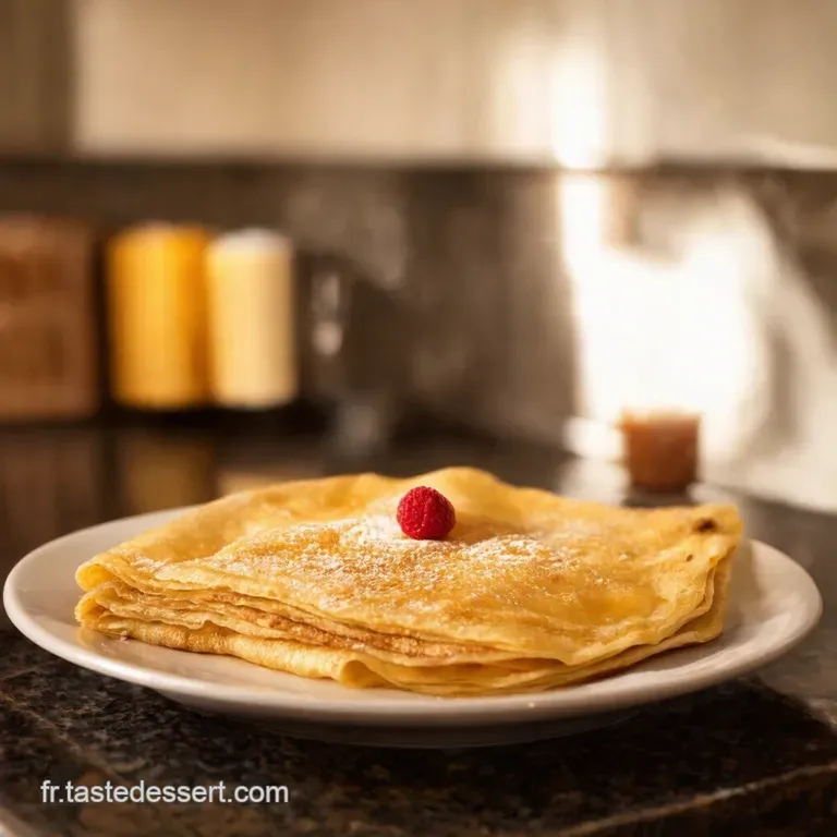 Cr&ecirc;pes &Agrave; La Fran&ccedil;aise La Recette Classique presentation