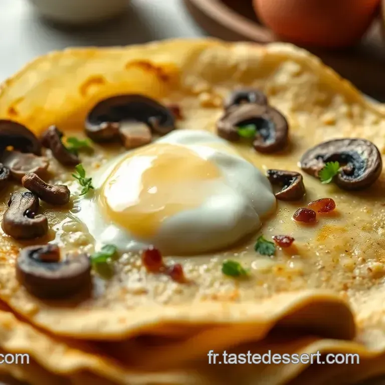 Cr&ecirc;pes aux Champignons Savoureuses : Un Voyage en Terres Gourmandes