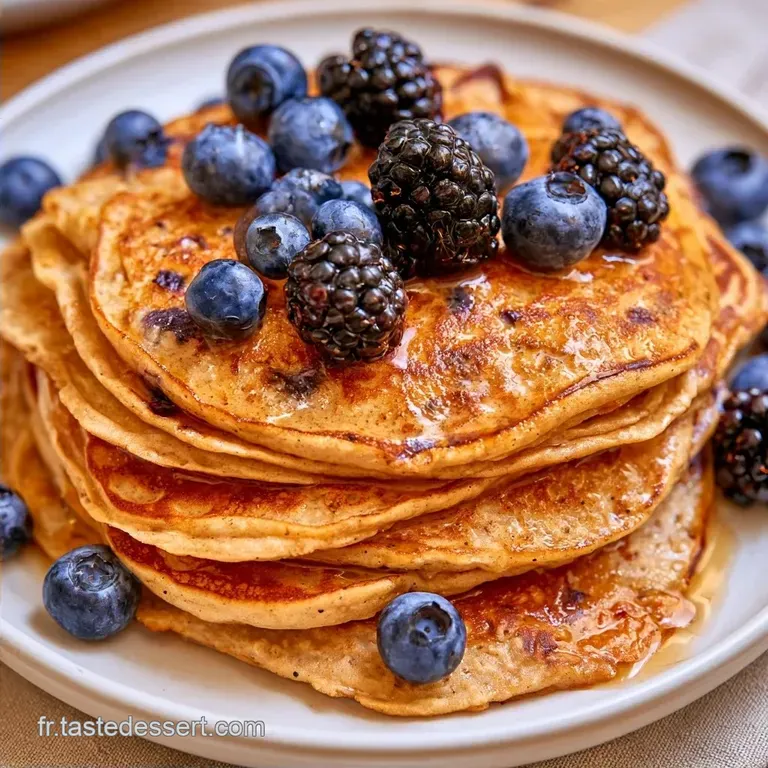 Cr&ecirc;pes d Avoine aux M&ucirc;res et Myrtilles