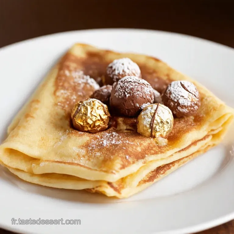 Cr&ecirc;pes Extr&ecirc;mement Gourmandes au Ferrero Rocher