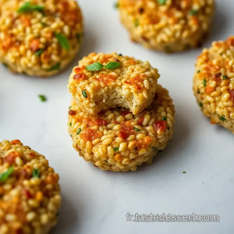 Croquettes De Quinoa Croustillantes presentation