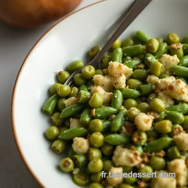 Croustillants Haricots Verts Et Sauce Cocktail presentation