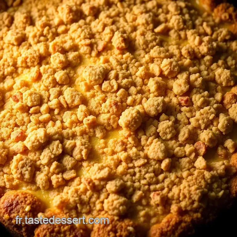 Crumb Cakes Ultra Moelleux Au Airfryer presentation