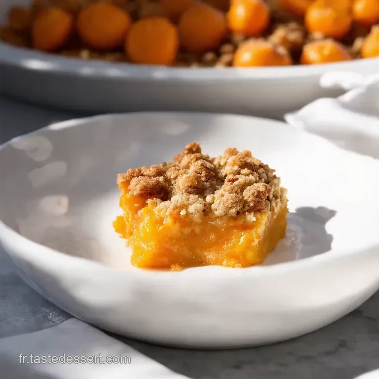 Crumble dAbricots Express La Recette AntiD&eacute;prime