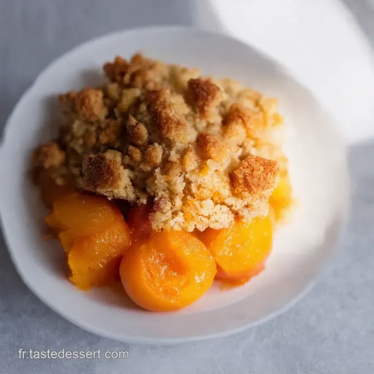 Crumble Fondant AbricotExpress AntiGaspi