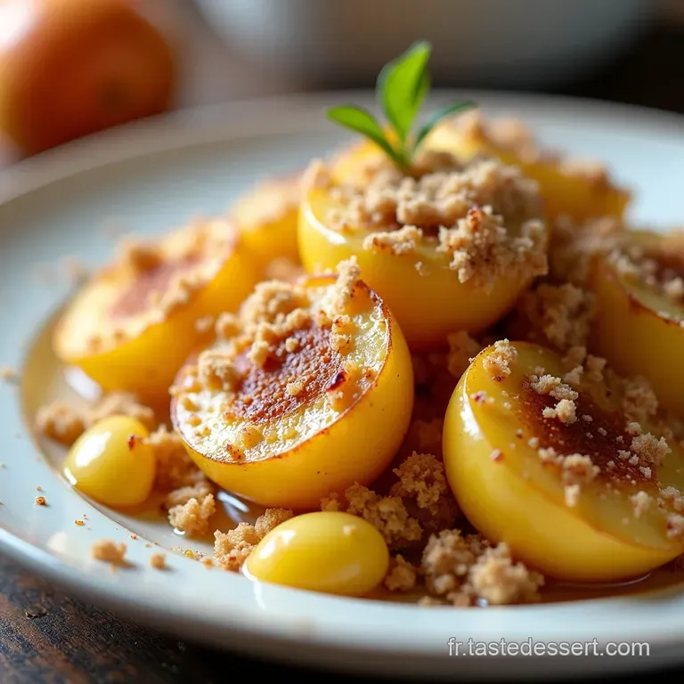 Crumble Pomme Cannelle Fa&ccedil;on Chef