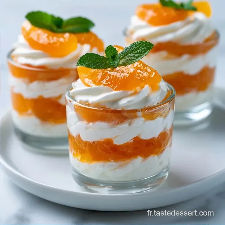 Dessert Avec Abricots Frais Express au Mascarpone