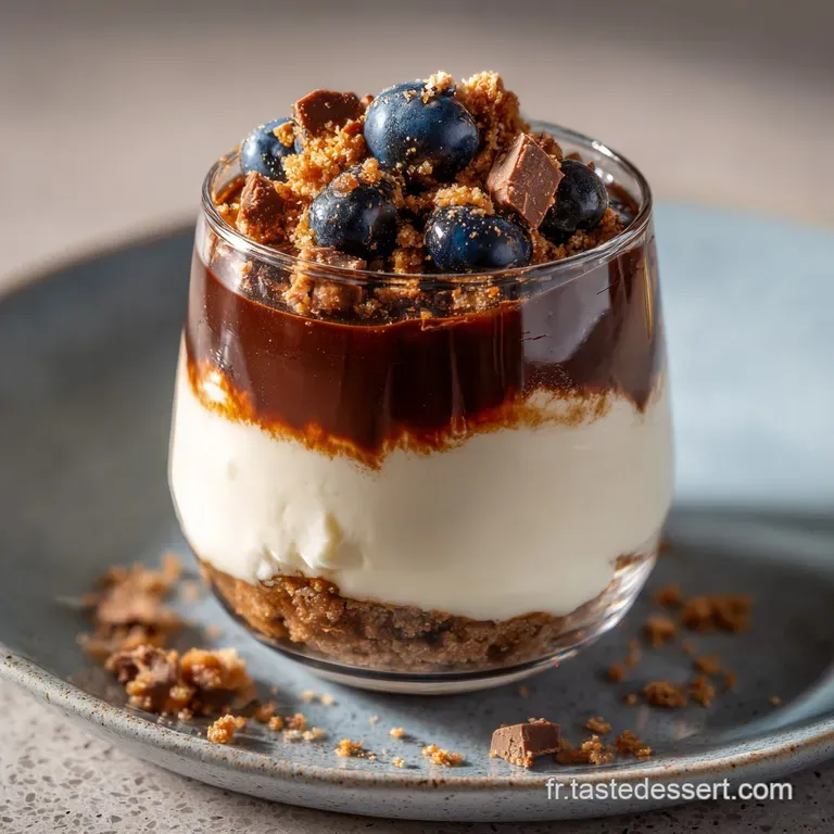Dessert Rapide Sans Cuisson : Verrine Fondante