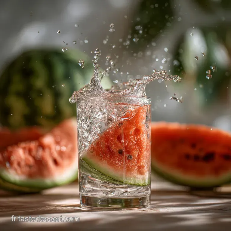 Elegant glass filled with pure water, lemon slice garnish, casting a refreshing shadow on a clean, bright white surface.