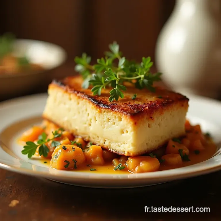 Escalope Savoyarde Au Reblochon presentation