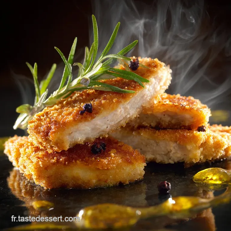 Escalopes De Veau Pan&eacute;es Comme &Agrave; La Maison Le Croustillant Garanti presentation