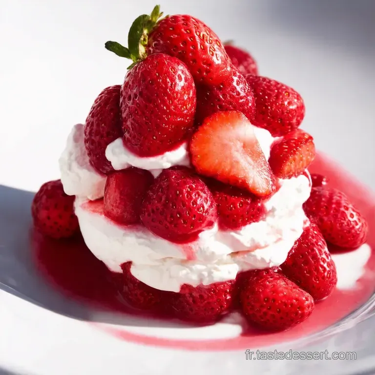 Eton Mess aux Fraises Le Baiser Gourmand