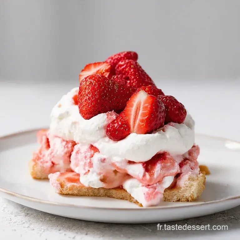 Eton Mess aux Fraises Rapide Le Baiser Fraise