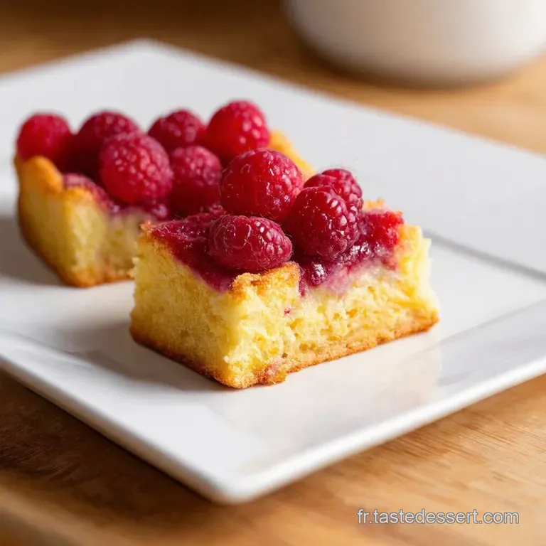 Financiers Framboise Fleur Doranger presentation