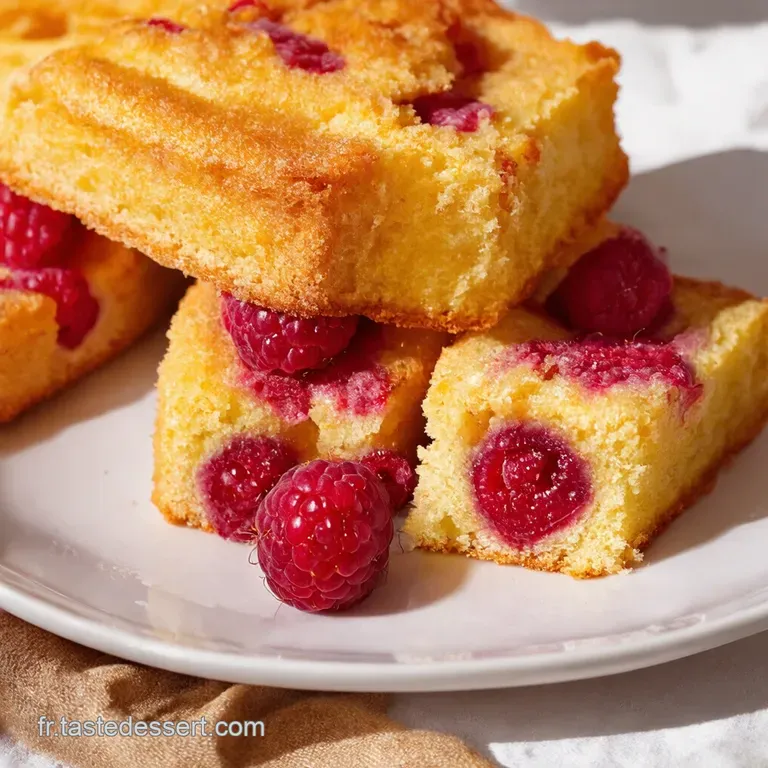 Financiers Framboise Fleur dOranger