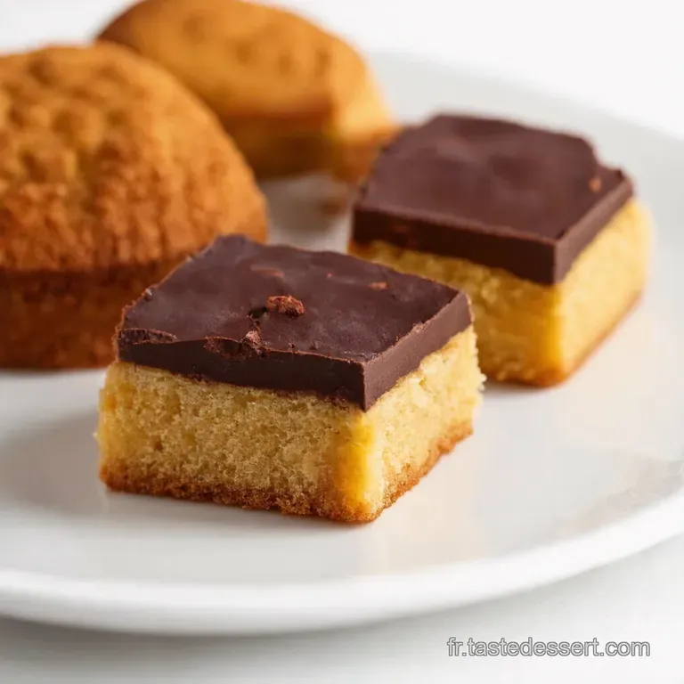 Financiers Tigr&eacute;s C&oelig;ur Chocolat Perle de Sucre