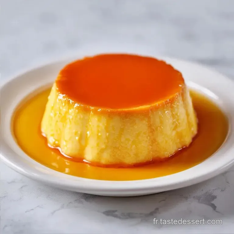 Flan au Lait Concentr&eacute; Sucr&eacute; : Texture Velout&eacute;e