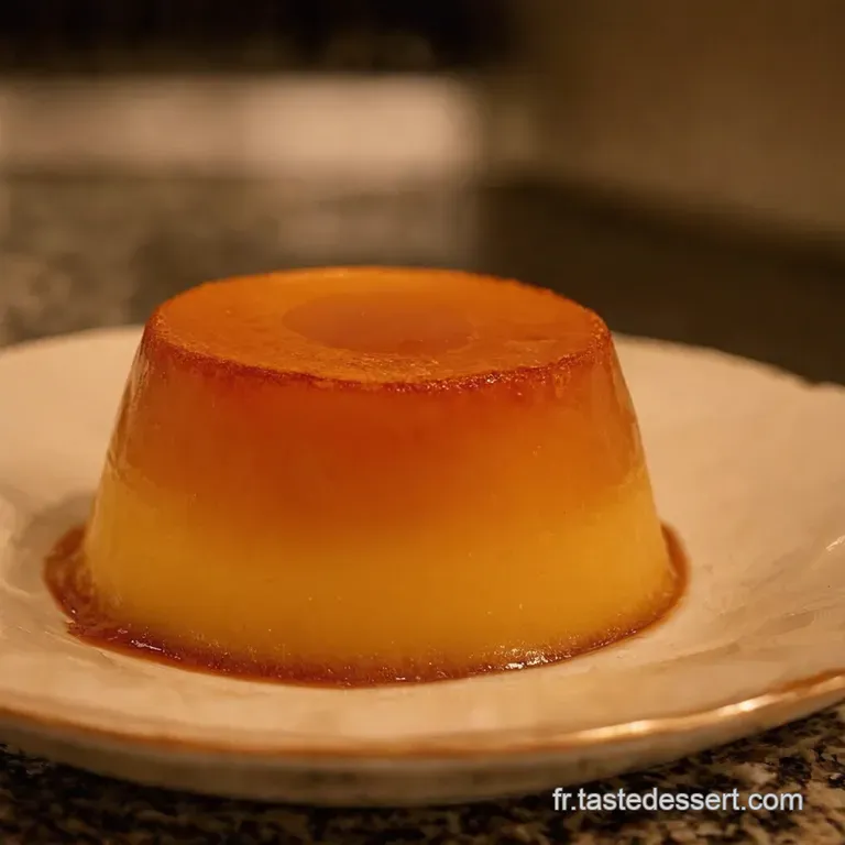 Flan Coco V&eacute;g&eacute;tal Douceur Des &Icirc;les Sans &OElig;ufs presentation