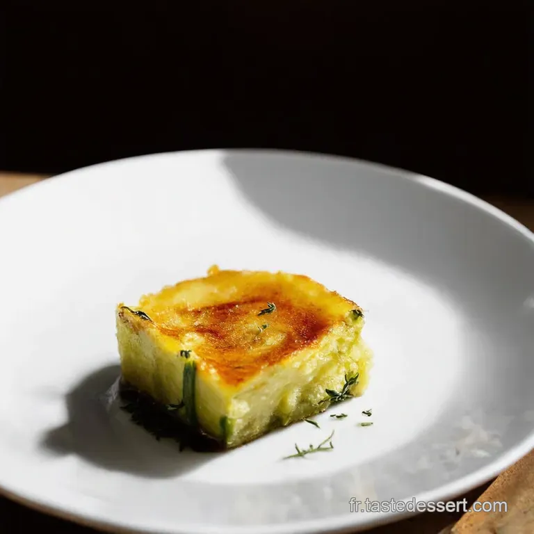 Flan de Courgette Herbes Fra&icirc;ches et Cr&egrave;me Onctueuse