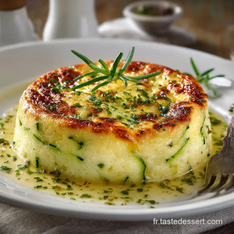 Flan de courgettes au gruy&egrave;re : la recette simple et cr&eacute;meuse