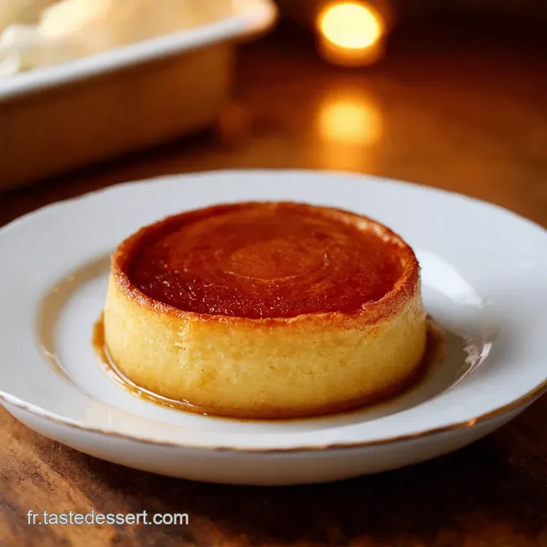 Flan P&acirc;tissier Le Classique Revisit&eacute; presentation