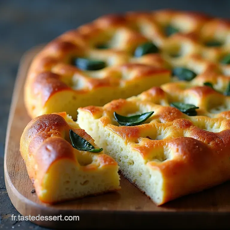 La Focaccia du Dimanche Moelleuse &agrave; lInt&eacute;rieur Croustillante &agrave; lExt&eacute;rieur