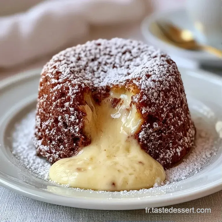 G&acirc;teau onctueux ivoire sur assiette blanche, d&eacute;cor&eacute; de framboises rouges &eacute;clatantes et d'une feuille de menthe fra&icirc;che.