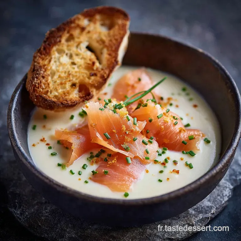 Fondue de Poireaux Cr&eacute;meuse au Saumon Fum&eacute; Le Classique R&eacute;invent&eacute;