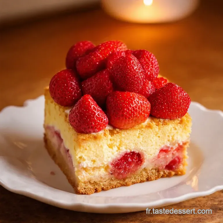 Fraisier Facile Deconstructed Strawberry Shortcake presentation