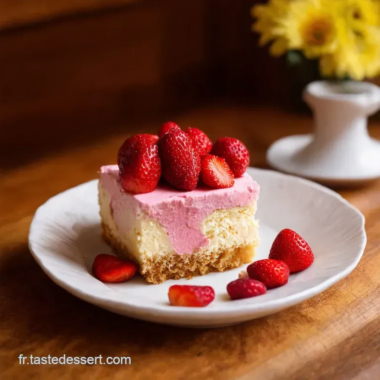Fraisier Simplifi&eacute; a Strawberry Delight presentation