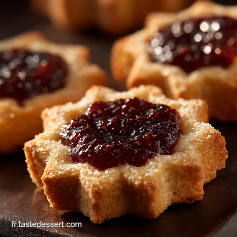Friandises De No&euml;l : Sabl&eacute;s &Eacute;pic&eacute;s &Agrave; La Confiture Une Recette Bluffante presentation