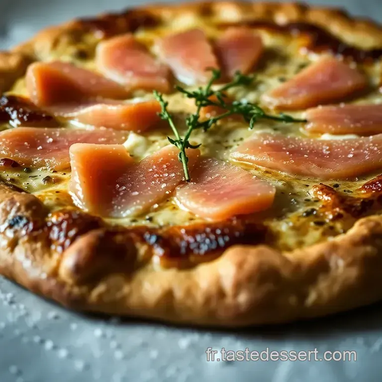 Galette Au Saumon Fum&eacute; Et Fromage Frais presentation