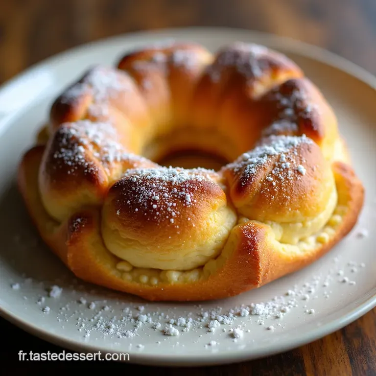 Galette des Rois V&eacute;gane Frangipane D&eacute;licate Perle Sucr&eacute;e