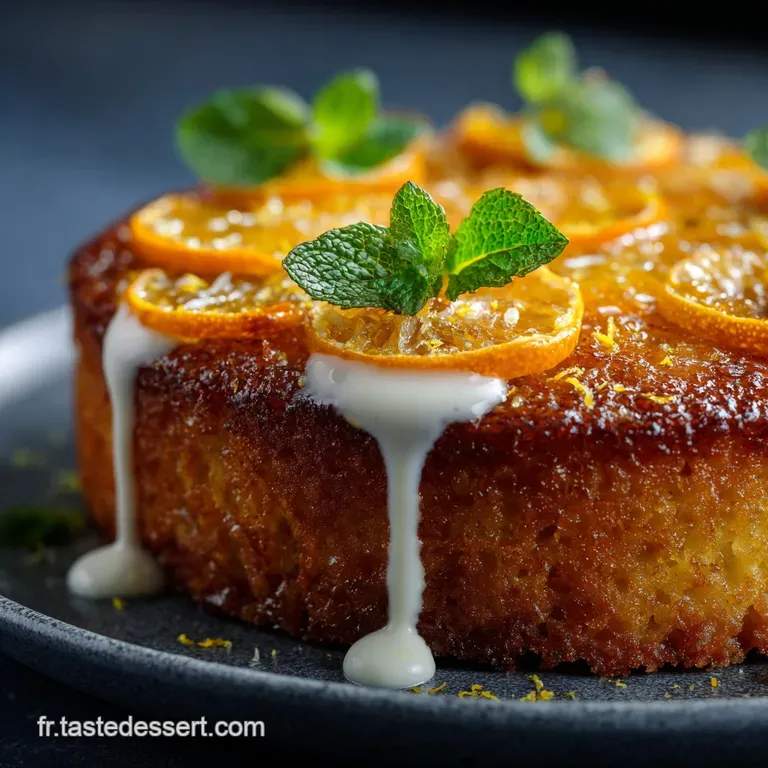 G&acirc;teau &Agrave; Lorange Moelleux Et Parfum&eacute; La Recette Comme En Provence presentation
