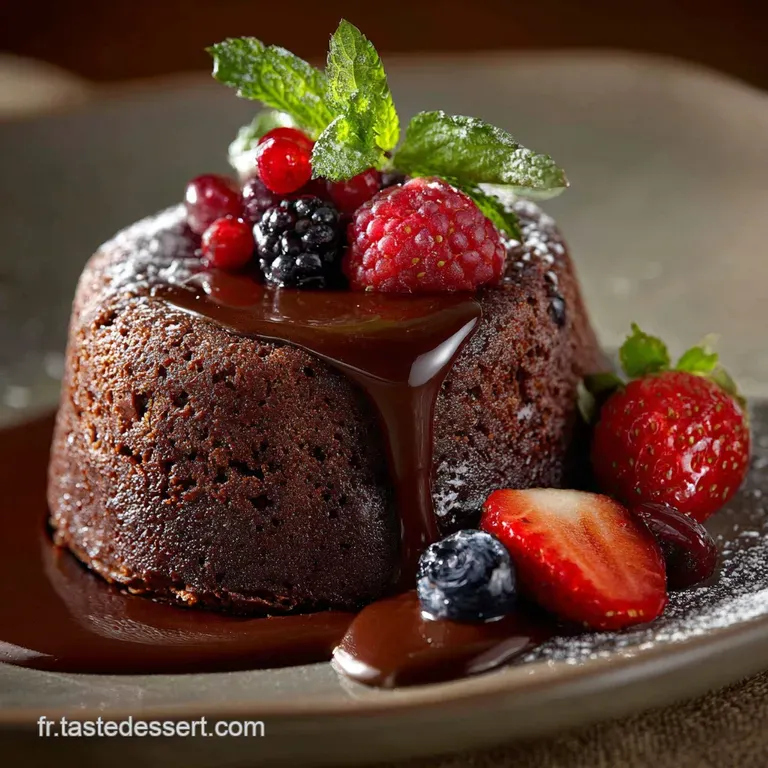 Le G&acirc;teau Au Chocolat Fondant Merveilleux De La Maison Une Simplicit&eacute; Irr&eacute;sistible presentation