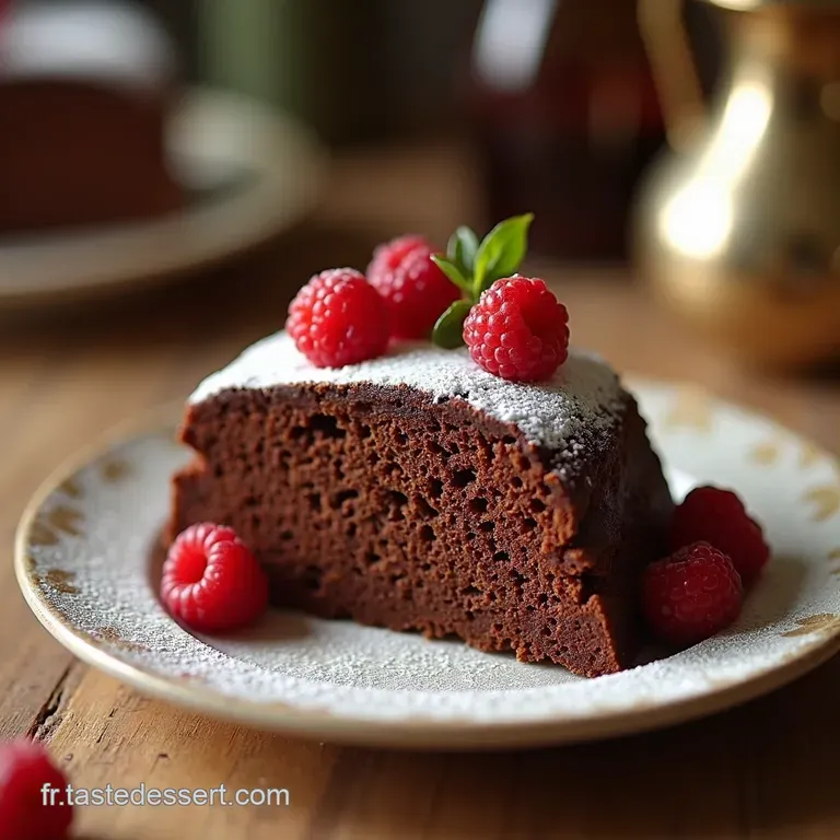 G&acirc;teau Au Chocolat Fondant Facile La Recette Inratable presentation