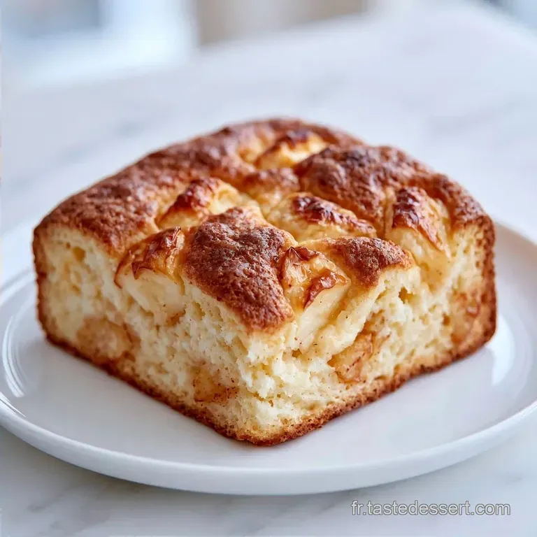 G&acirc;teau Aux Pommes: L&eacute;ger et Moelleux