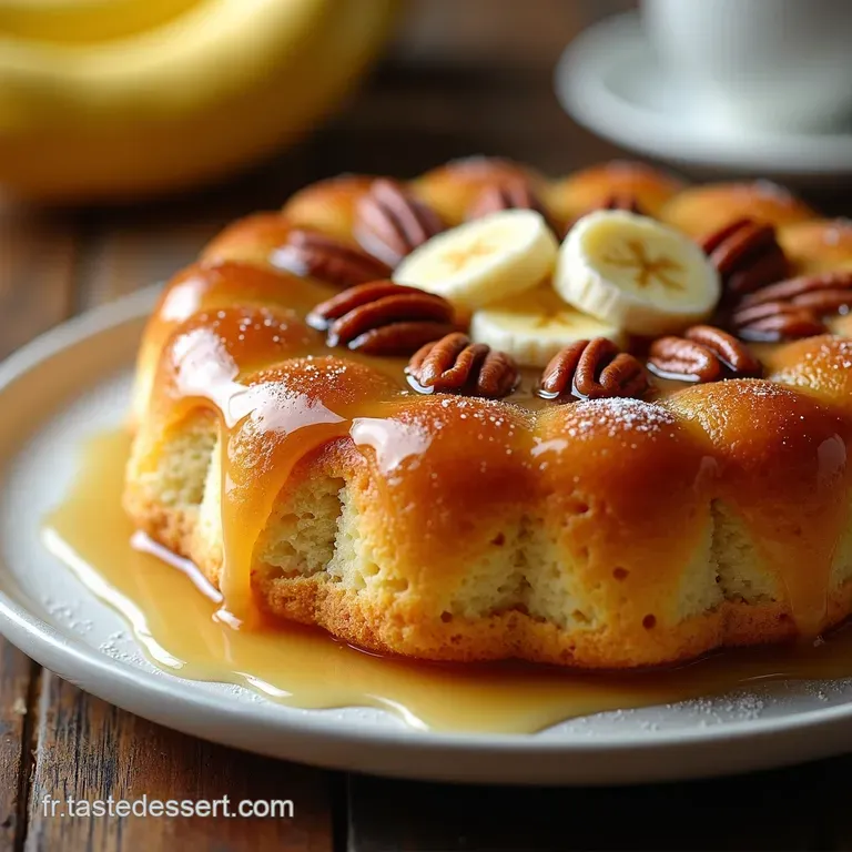G&acirc;teau Banane Miel P&eacute;can Un D&eacute;lice Moelleux