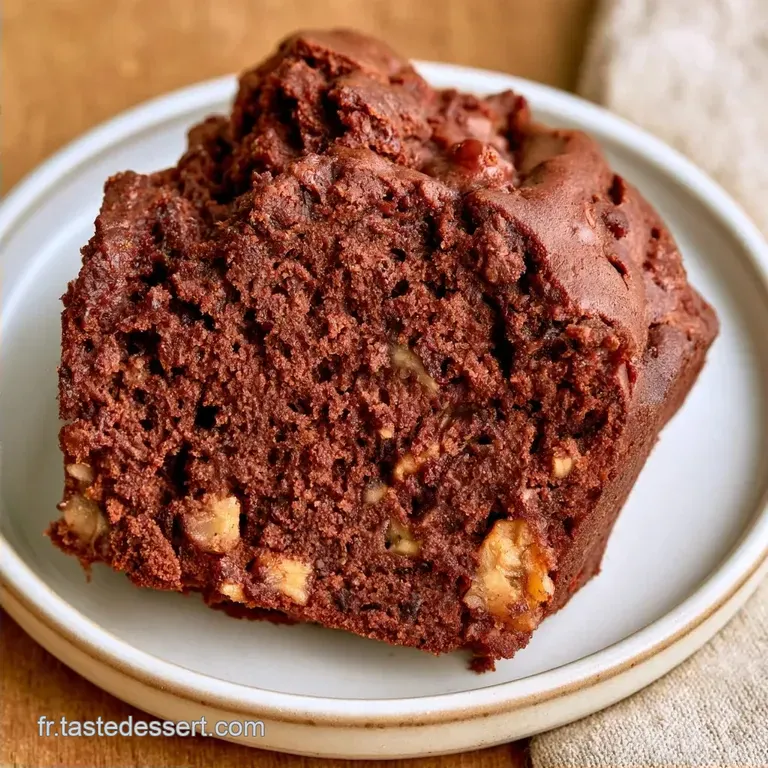 G&acirc;teau Chocolat Banane L&eacute;ger