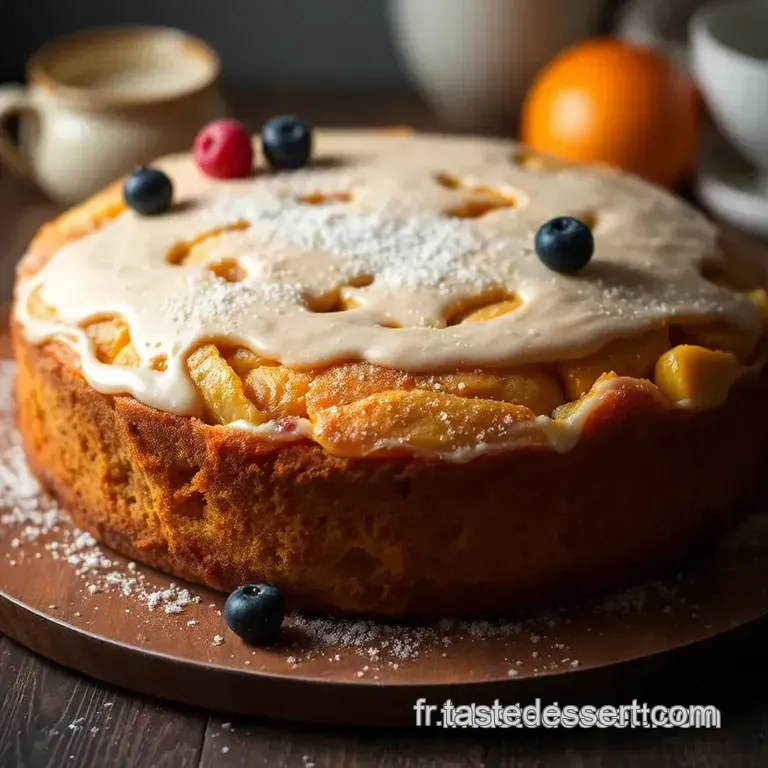 G&acirc;teau Des F&ecirc;tes Aux Fruits Confits presentation
