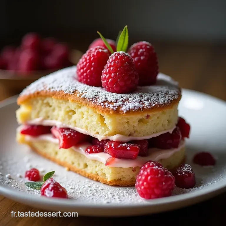 Le G&acirc;teau Magique aux Framboises Le Dessert Triple Texture qui Fait Tourner les T&ecirc;tes